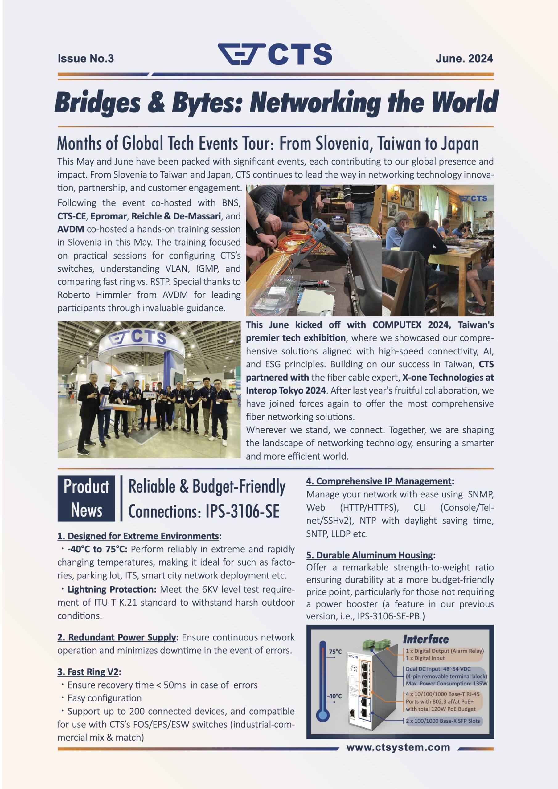 Read more about the article CTS Monthly NEWS – June, 2024