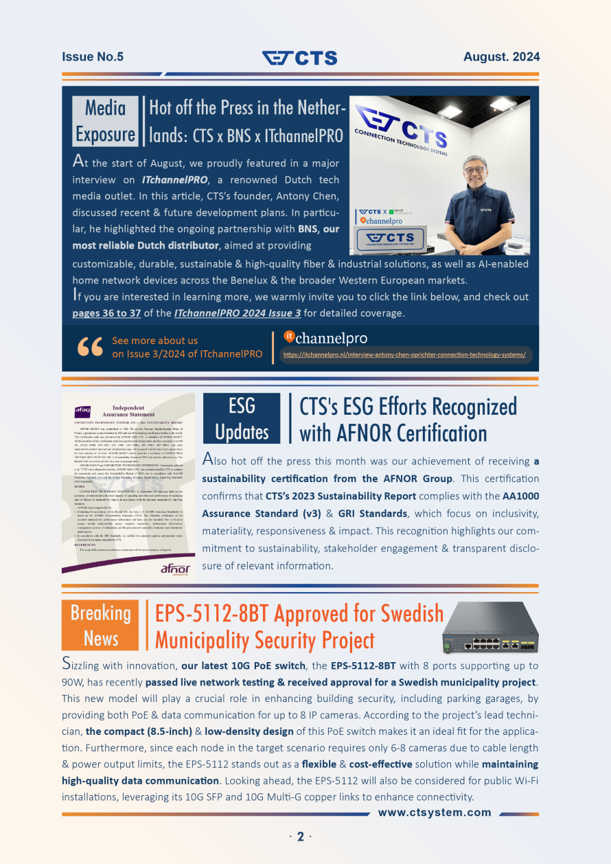 CTS Monthly News in August_P.2